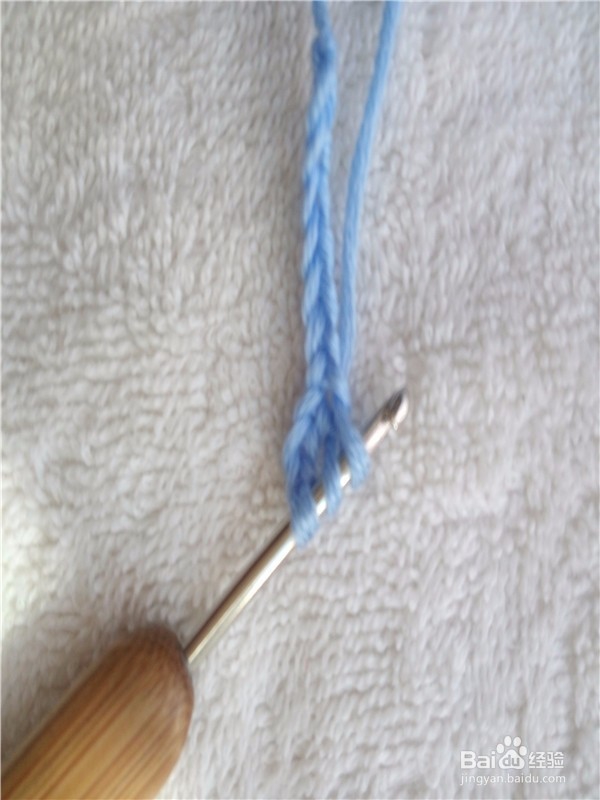 钩针枣型针的钩法