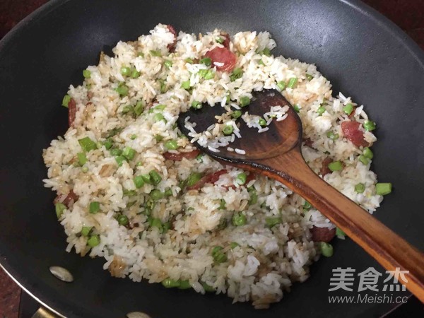 豆角腊味炒饭
