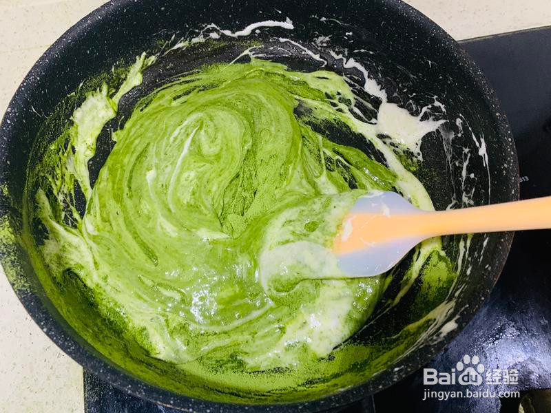 新年小甜点 抹茶雪花酥的做法