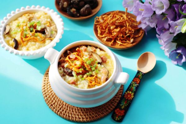 火腿香菇瘦肉粥