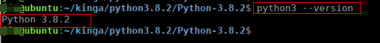 Ubuntu安装python3.8.2切换为系统默认版本