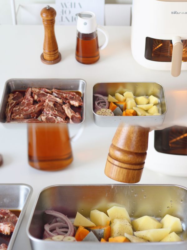 柠香法式烤羊排