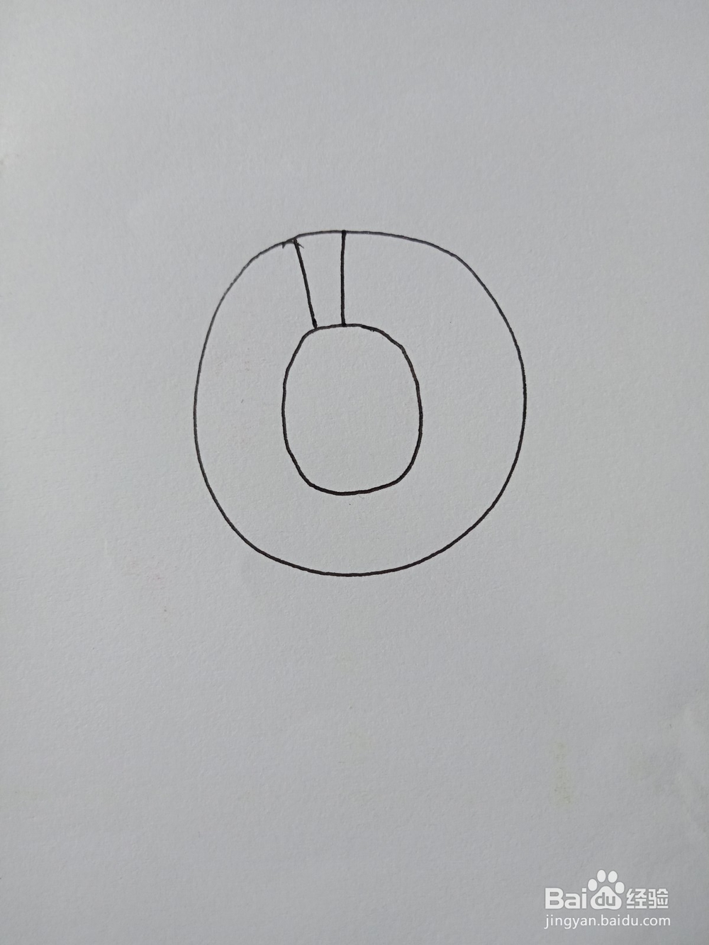 救生圈简笔画。