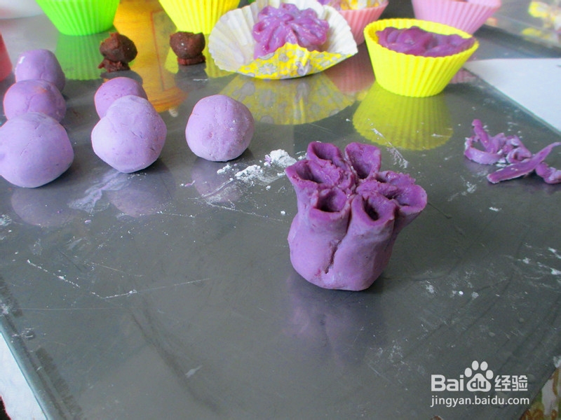 不闹元宵闹哪样——紫薯水晶园子