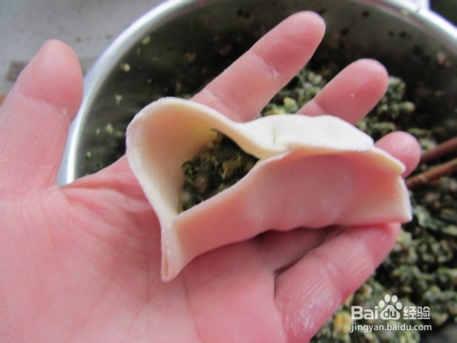 荠菜笋尖猪肉饺