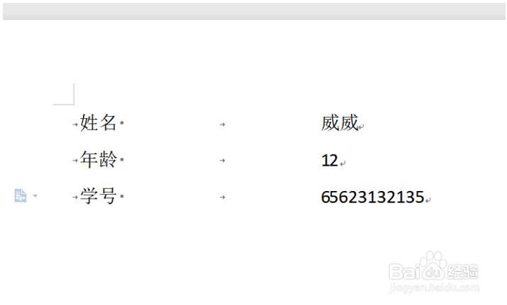 Word中如何使用制表位