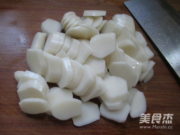 肉末带豆炒年糕