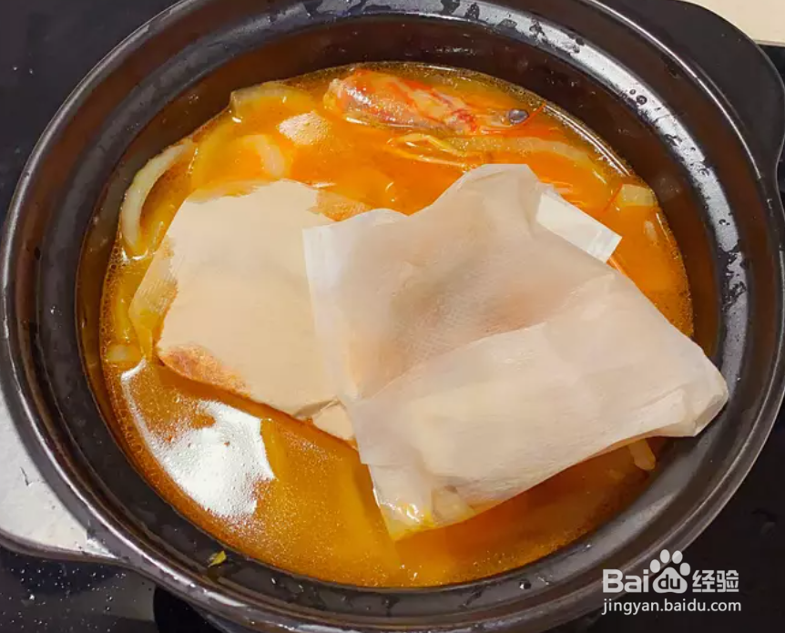 韩式石蟹豆腐锅（辣味石蟹豆腐煲）