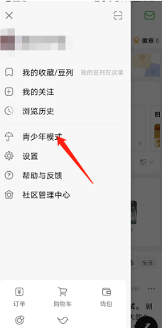 豆瓣青少年模式在哪里
