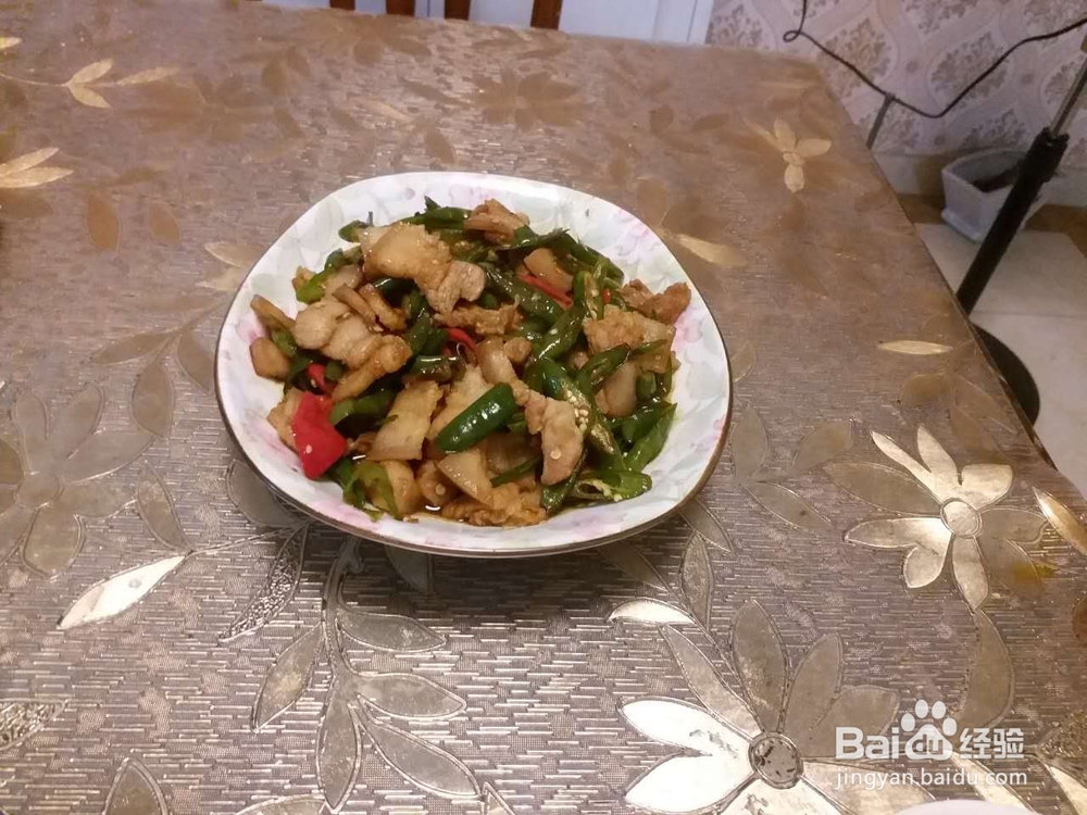 青椒肉丝的制作