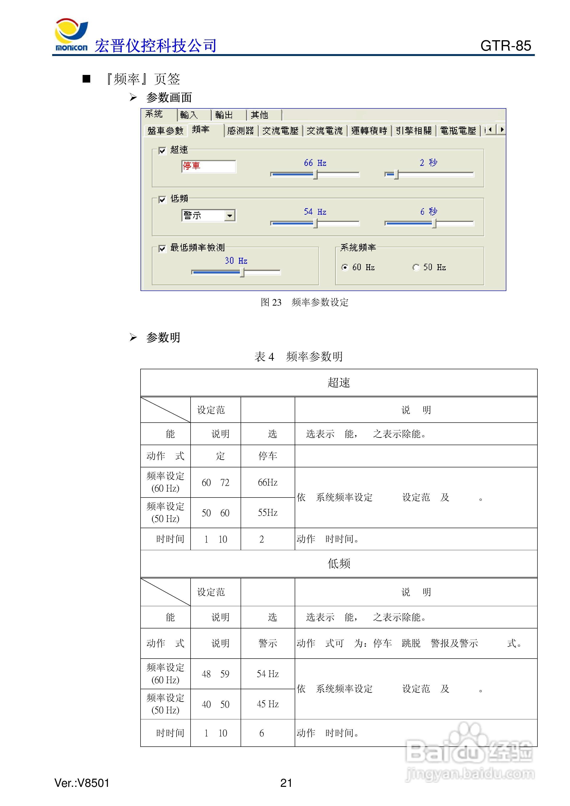 GTR-85发电机控制器说明书:[3]