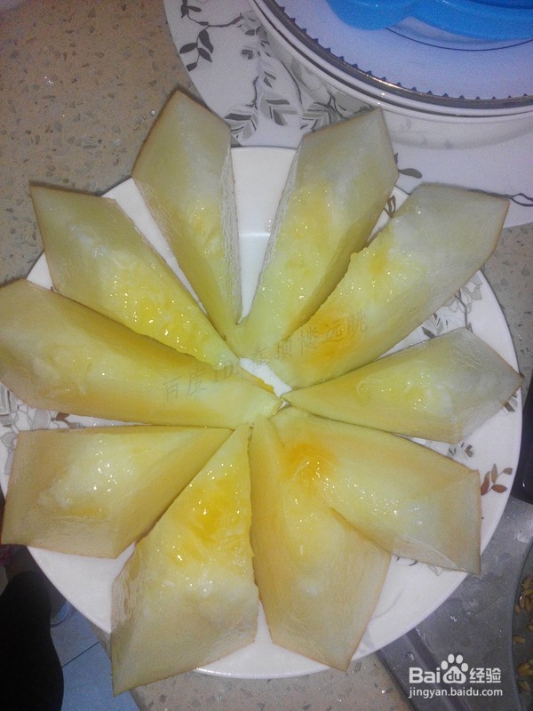 金蜜瓜脐橙拼盘