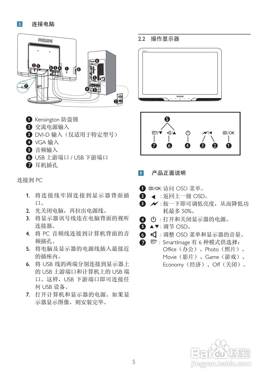 飞利浦201B2CS/93液晶显示器使用说明书:[1]