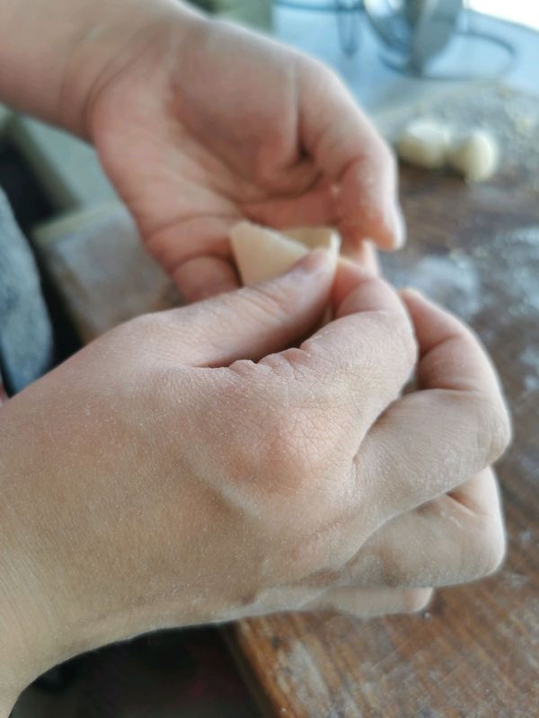 黄瓜鸡蛋鲜虾水饺