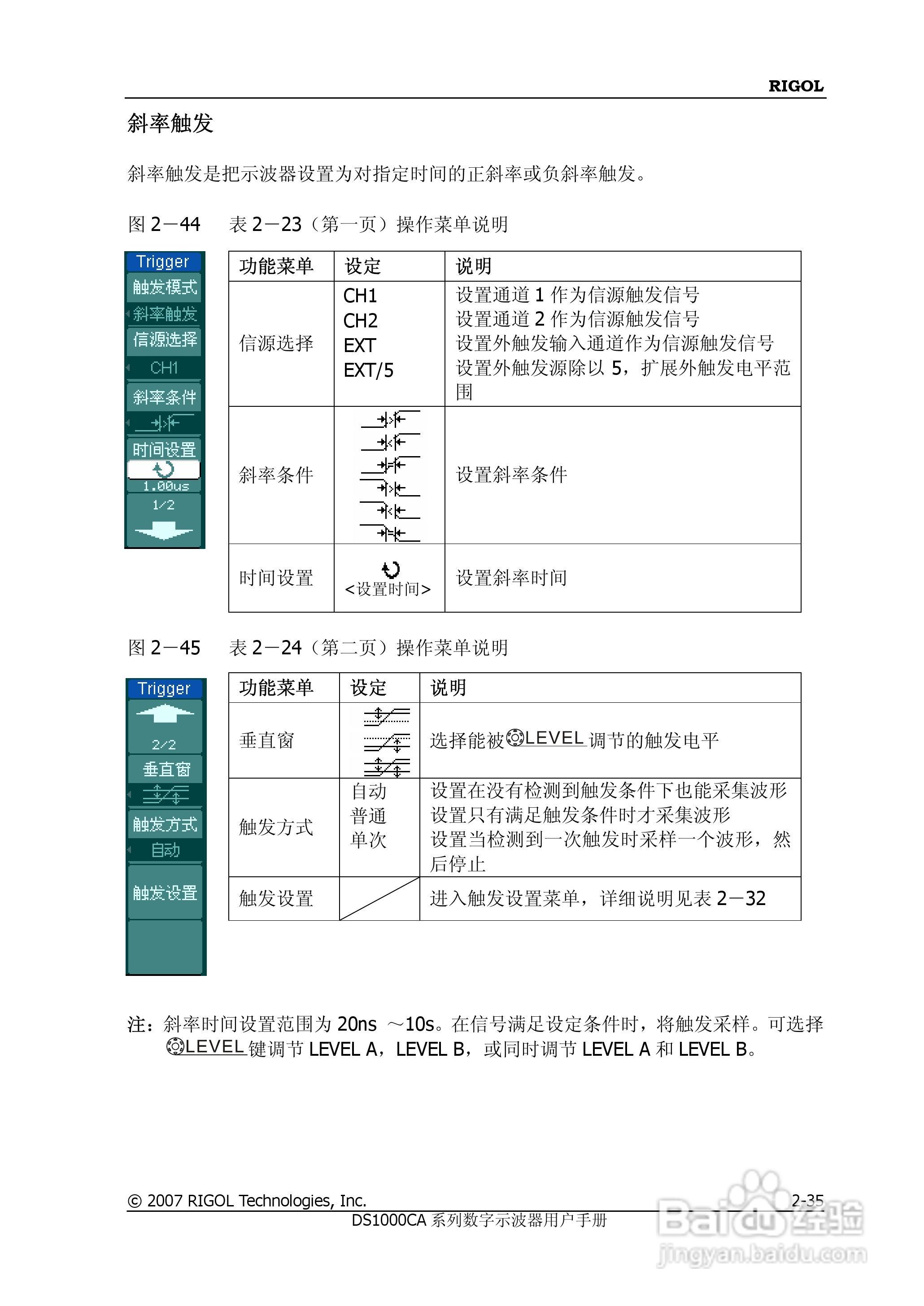 DS1062CA数字示波器使用说明书:[7]