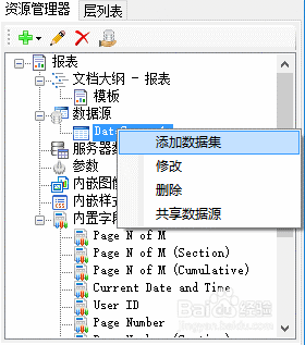 使用ActiveReports报表服务器添加数据源连接