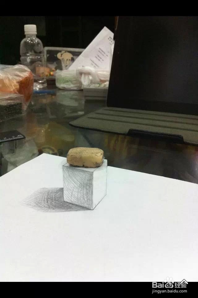 如何画一张3D素描