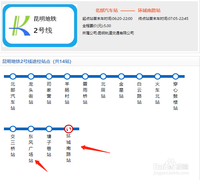 昆明火车站到西部客运站怎么坐地铁