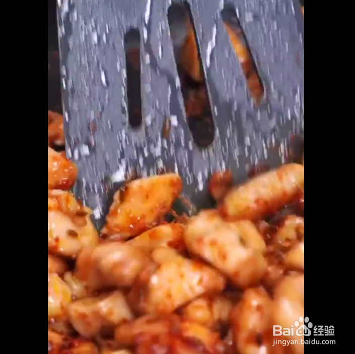 孜然鸡丁的做法