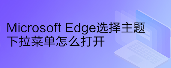 <b>Microsoft Edge选择主题下拉菜单怎么打开</b>
