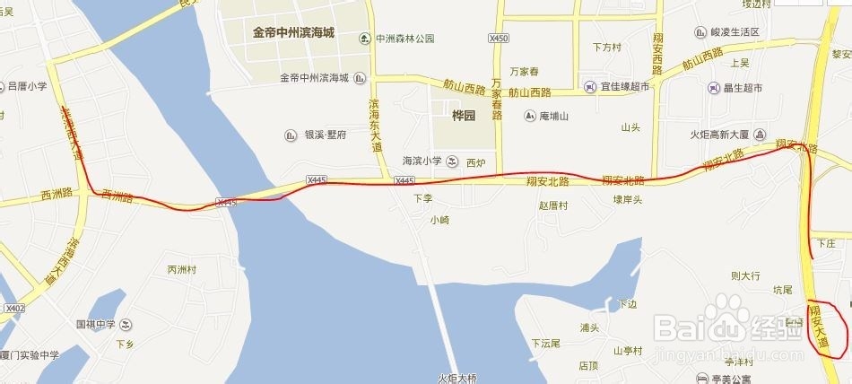 同安工业集中区开车快速进入厦门岛内路线
