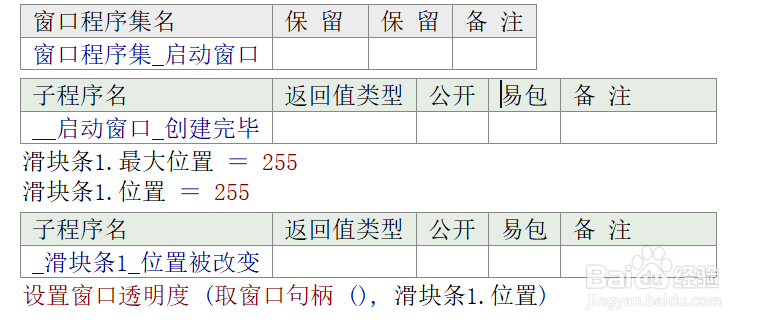 易语言怎么设置窗口透明