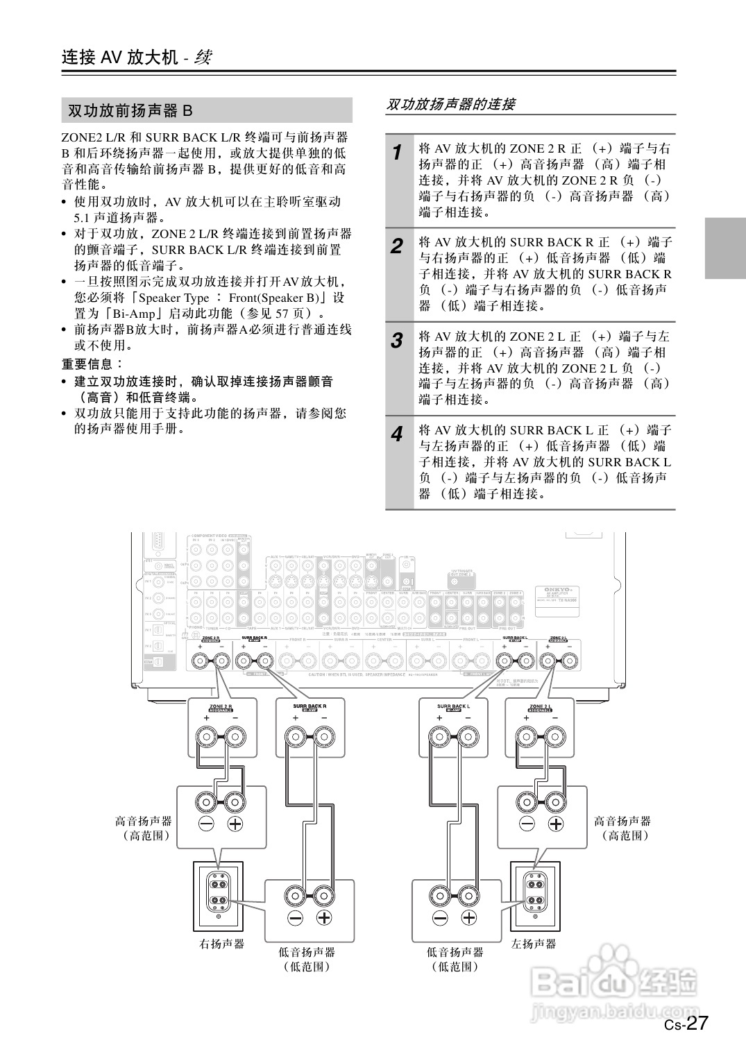 安桥AV放大机TX-SA876型使用说明书:[2]