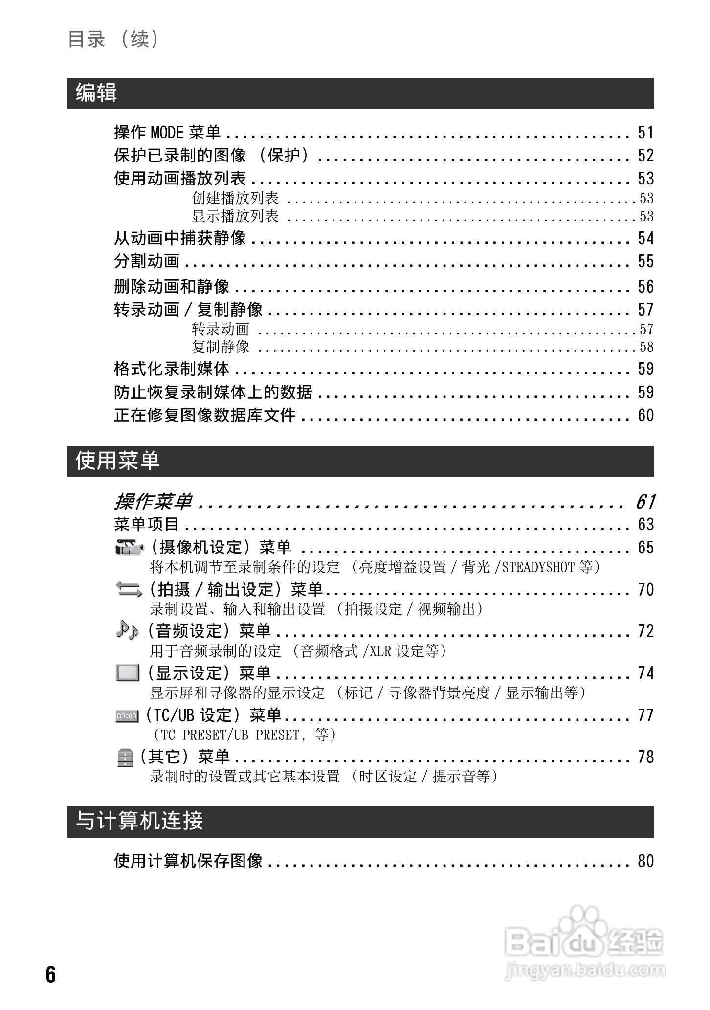 索尼HXR-NX5C数码摄像机使用说明书:[1]