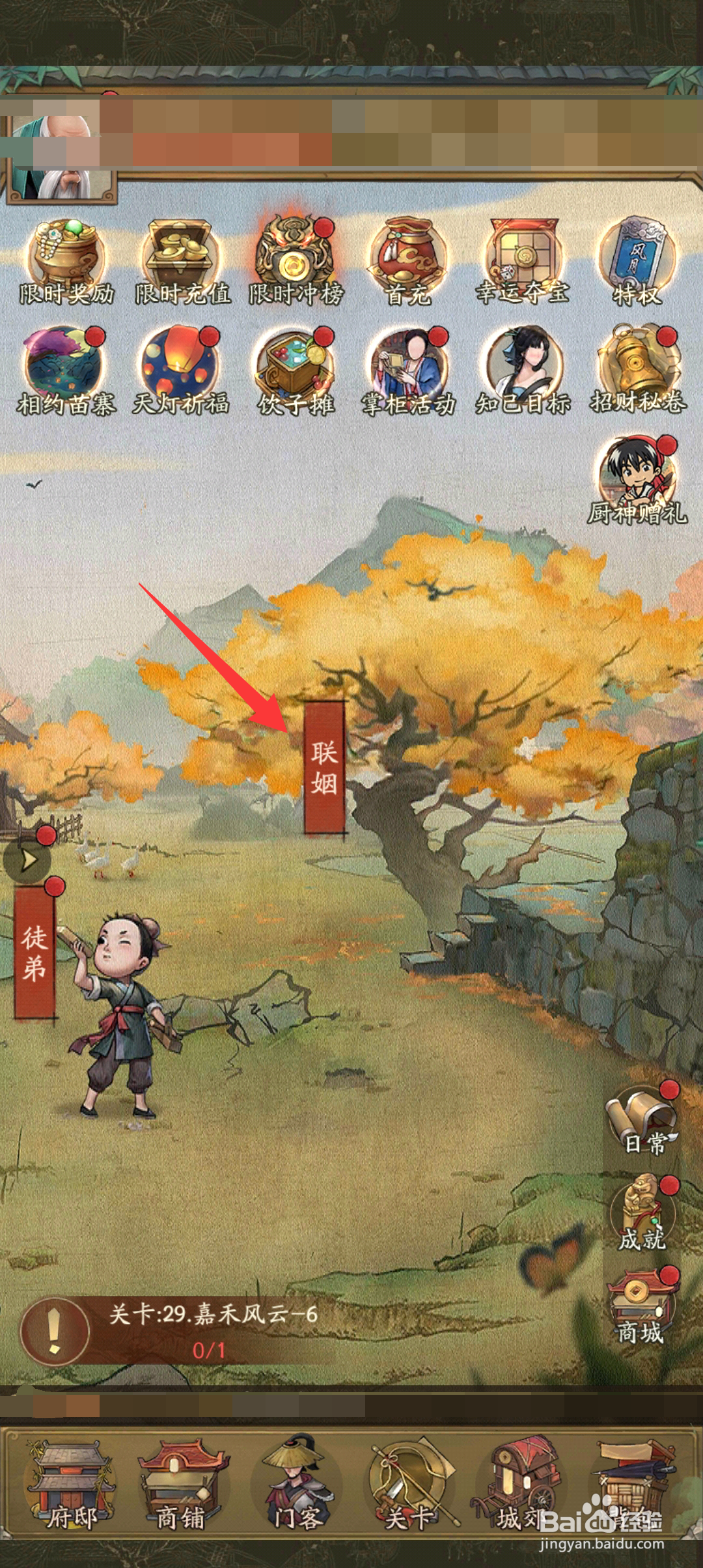 叫我大掌柜怎么进行联姻