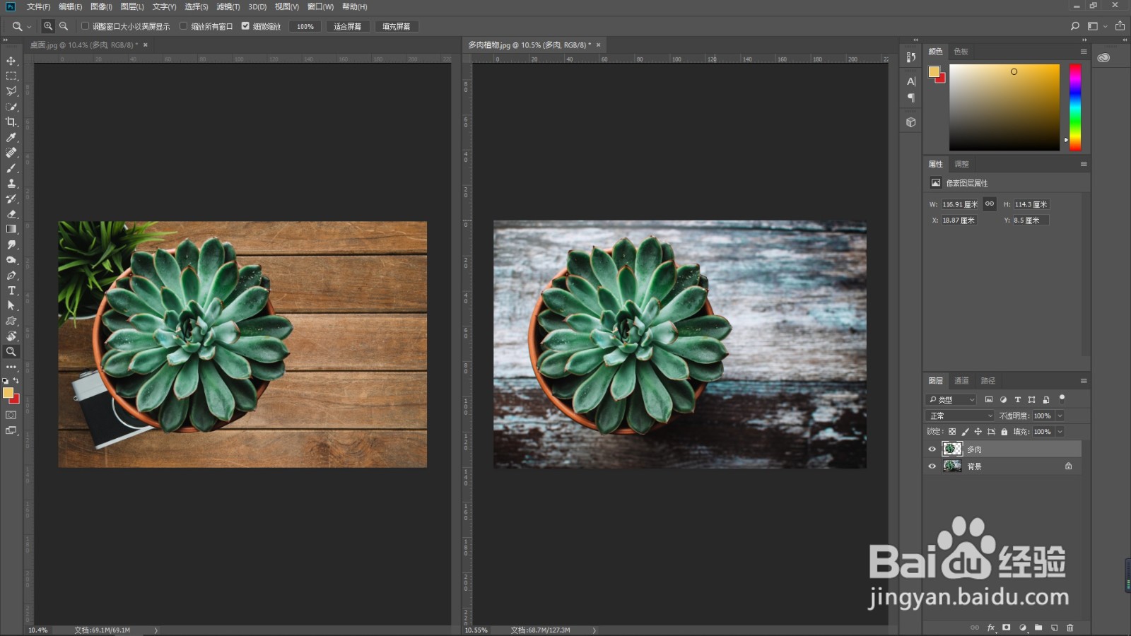 在Photoshop中如何将一个图层复制到另一画布？