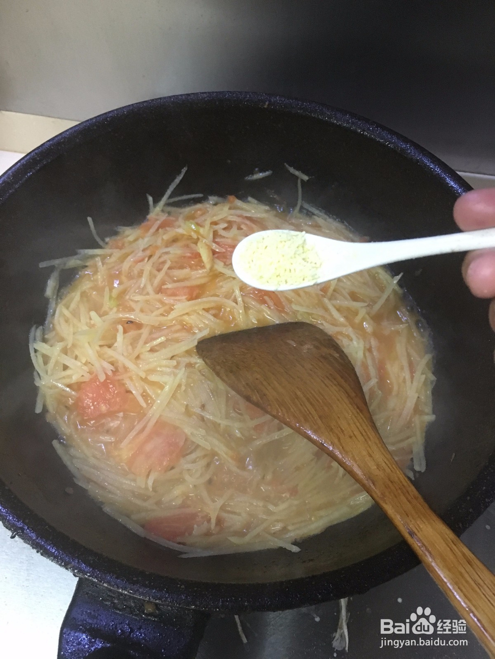 西红柿炒土豆丝怎么做好吃?