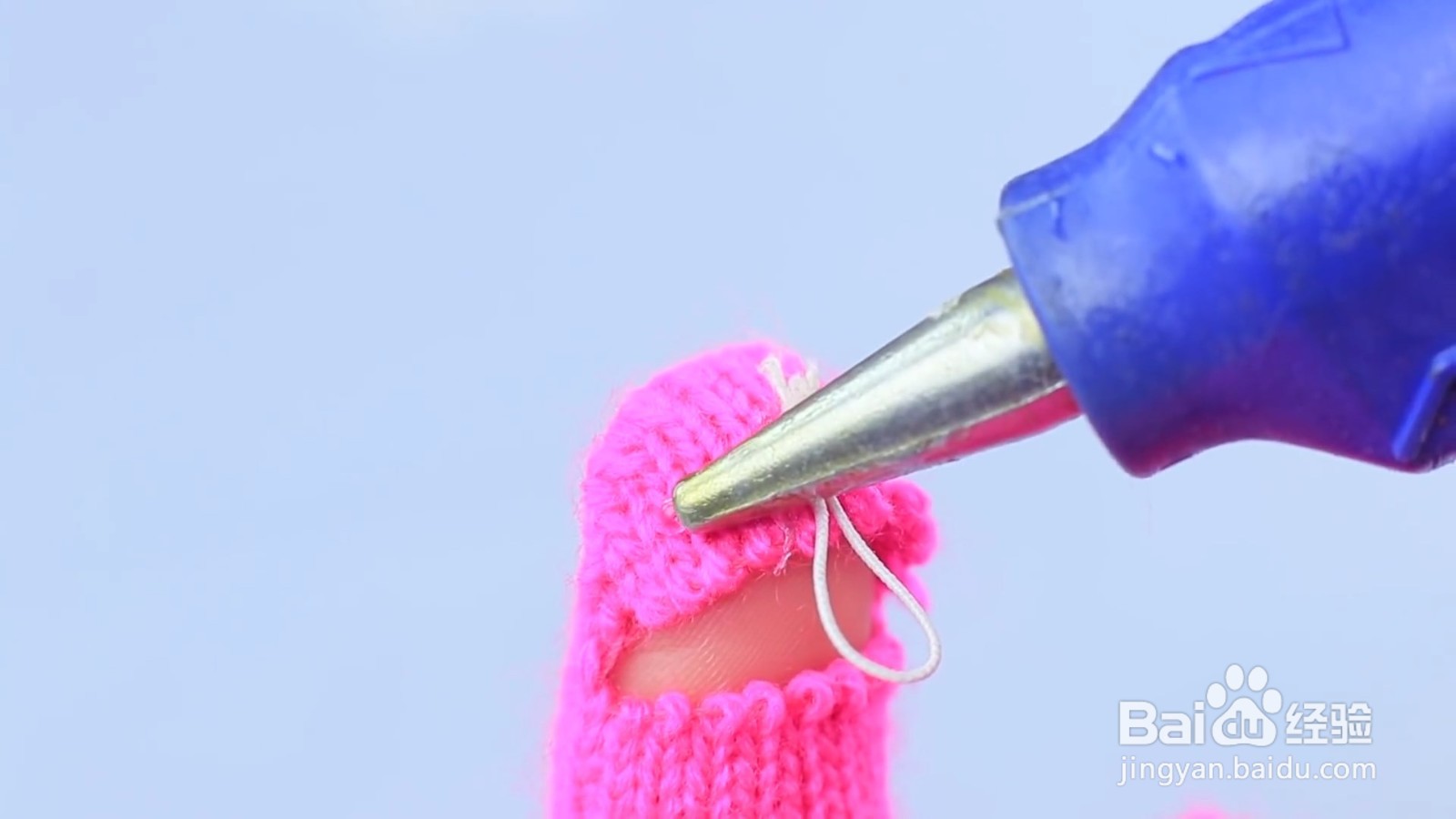 怎样制作方便玩手机的手套？