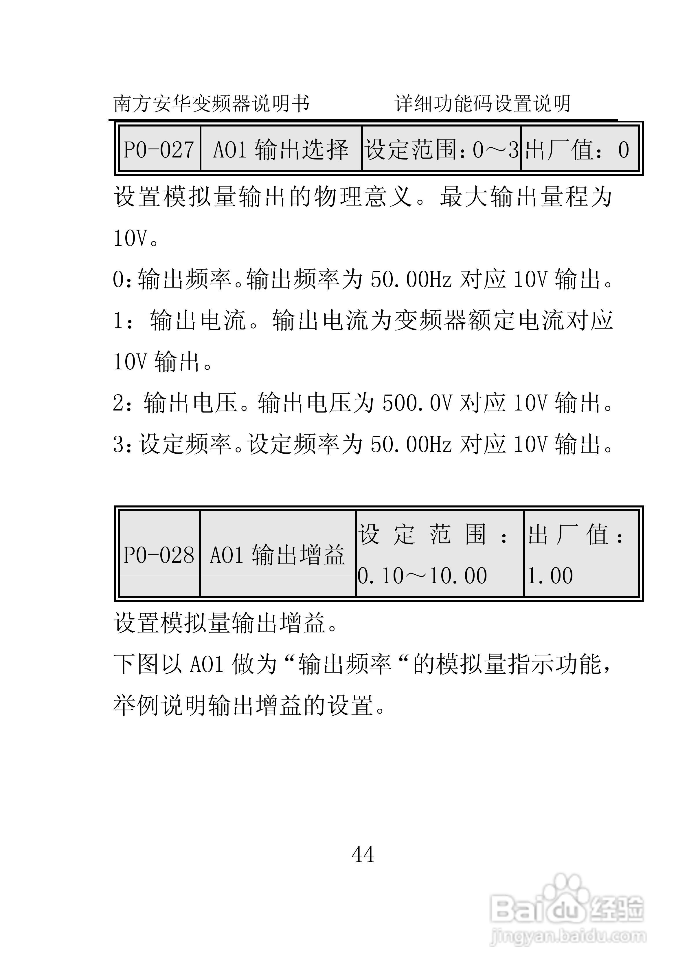 南方安华E100T5R5P变频器说明书:[5]