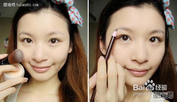 夏季清新淡妆 教你画出清透大眼妆