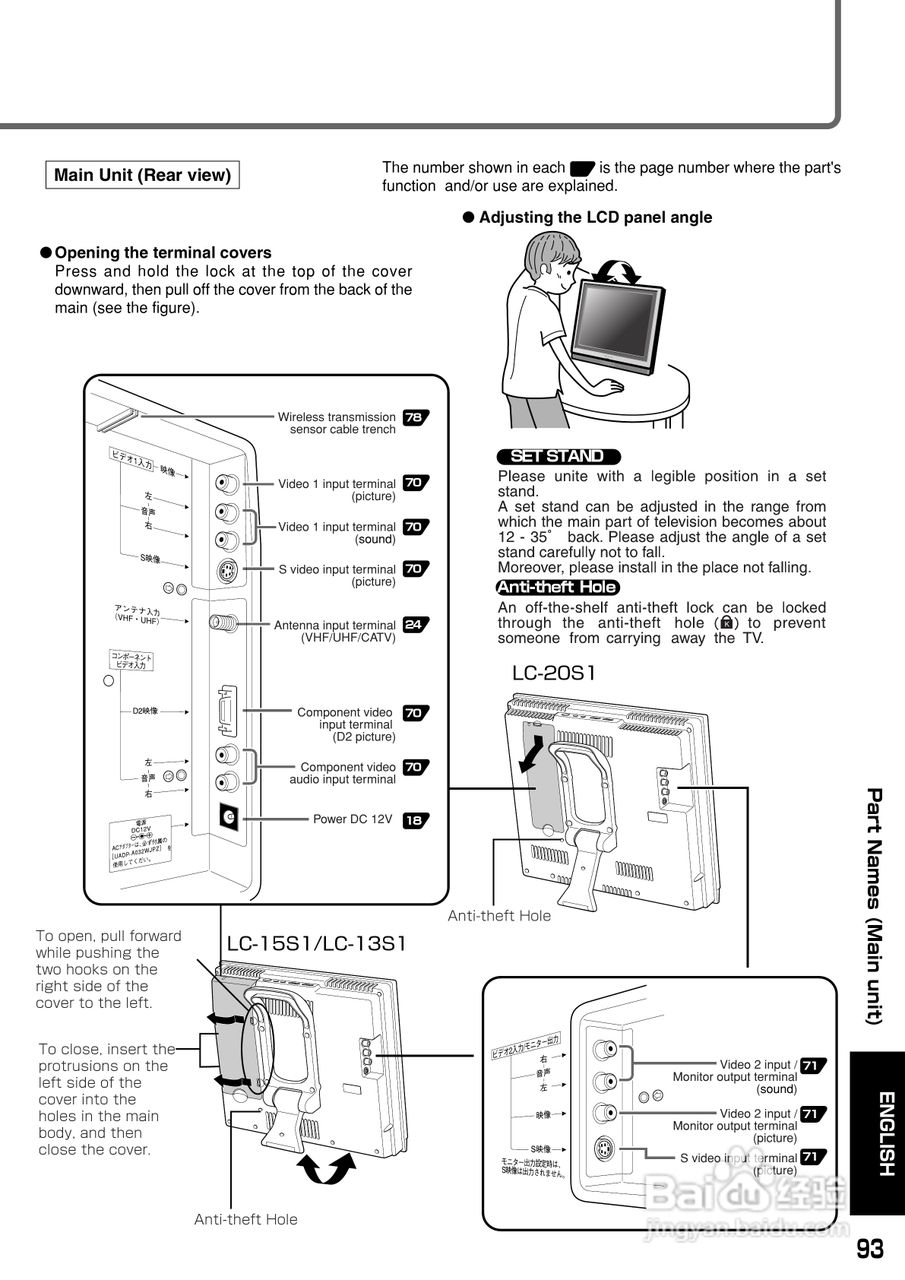 SHARP LC-20S1显示器说明书:[10]