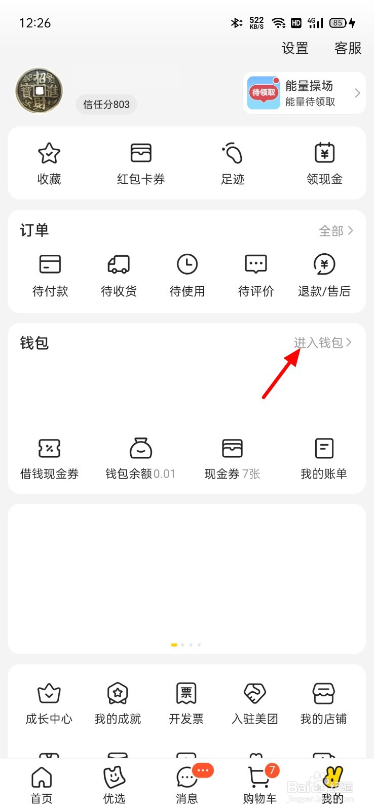 美团数字人民币硬钱包余额在哪看