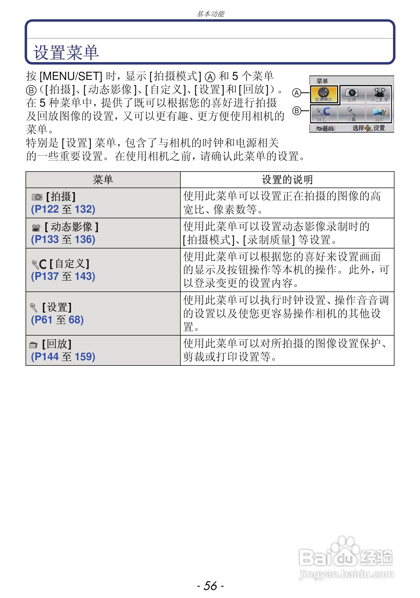松下DMC-GF3数码相机使用说明书:[6]