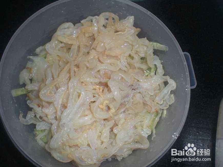 苦瓜拌海蜇皮