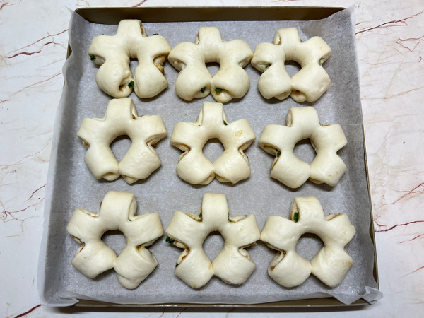 小花花肉松面包