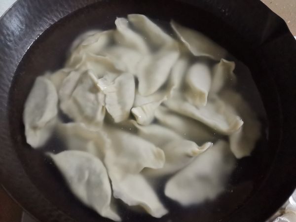 龙利鱼韭菜水饺