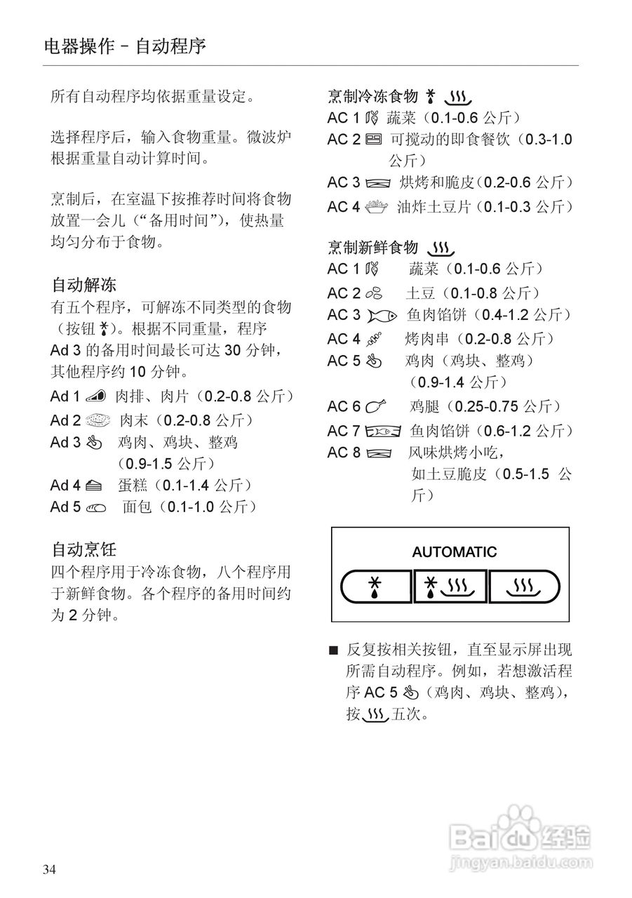 M8161-1型 微波炉使用说明书:[4]