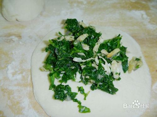苋菜鸡蛋包子