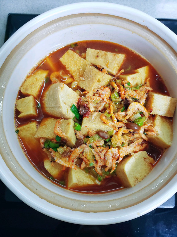 酱香磷虾冻豆腐