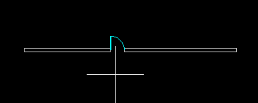 天正建筑中如何在墙体上加门?
