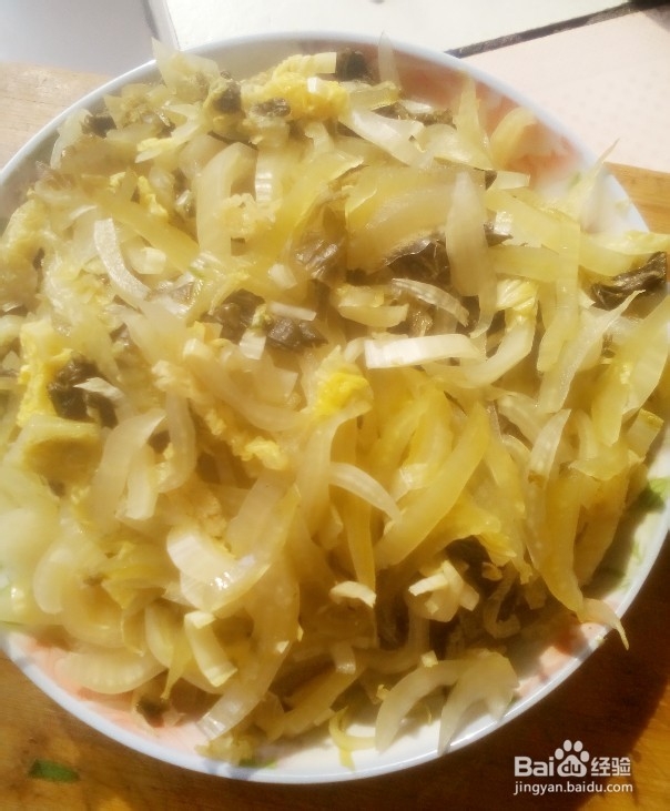怎样做酸菜炒五花肉