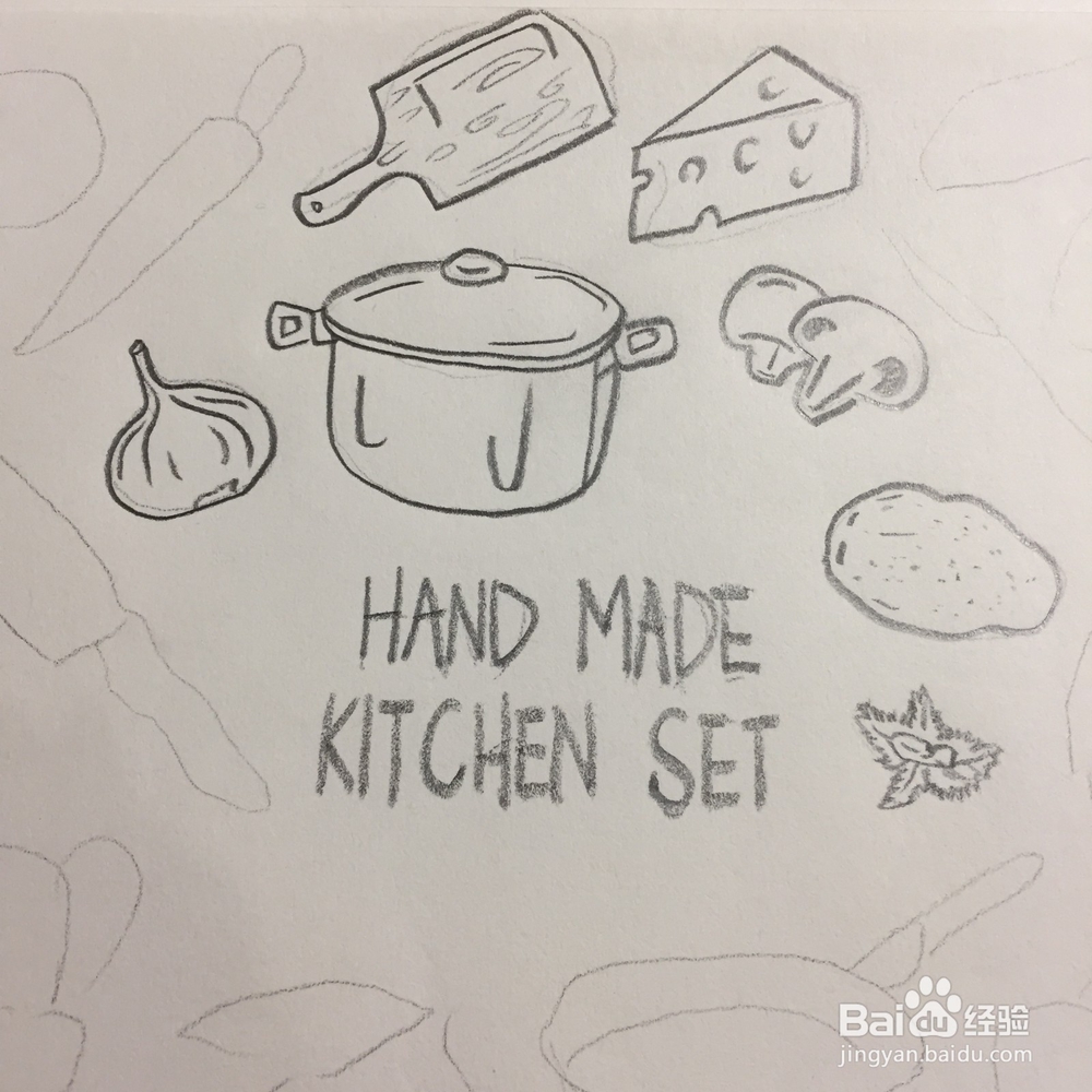 日系饭店的厨房装饰画怎么画?