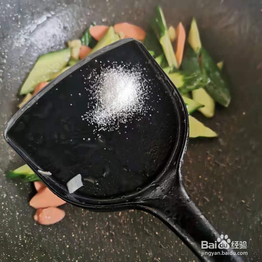 黄瓜片炒火腿