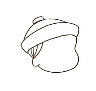 怎么画小僵尸僵小鱼简笔画