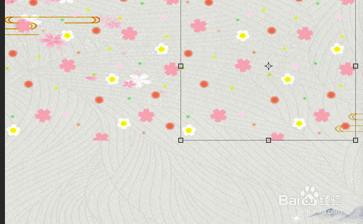 用PS做花雨的显现的GIF