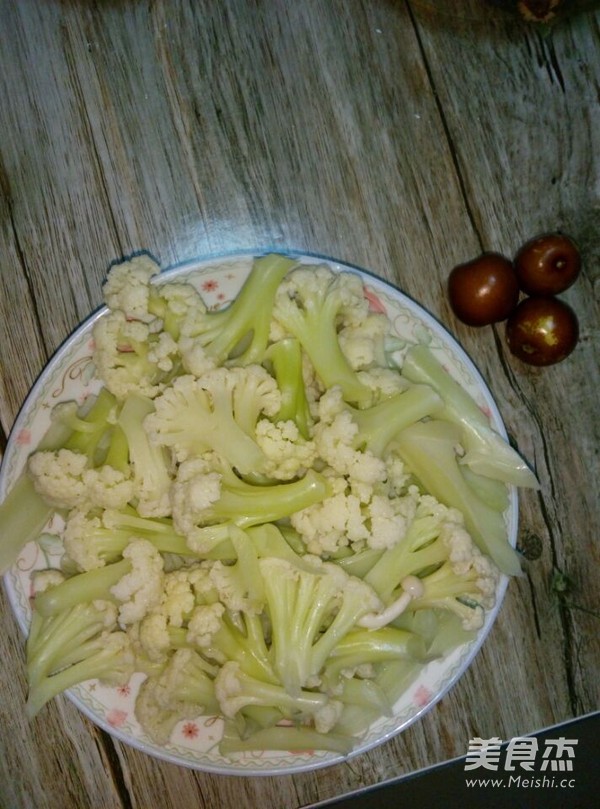 清爽花菜的做法